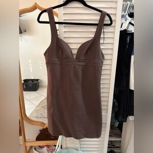 Zara Brown Mini Dress